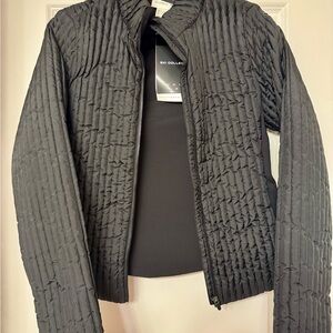 H&M Black Textured Ski Jacket